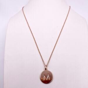 Kate Spade Rose Gold Monogram Initial M and Phrase One in a Million on Reverse